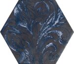 Cir Fuoritono Es.S/6 Fuoridamas.Blu Decor 24X27,7 cm Dekor csempe (1073735) - Image 3