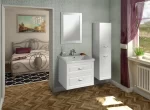 Aqualine Favolo keretes tükör, 60x80cm, matt fehér (FV060) - Image 2