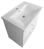 Aqualine Favolo mosdótartó szekrény, 67x72,5x44,6cm, matt fehér (fv270) - Image 2