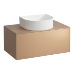 Laufen Sonar 1 fiókos mosdószekrény copper színben push-open fiókkal (h4054110340411)
