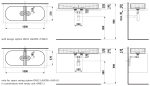 Laufen Sonar Dupla Mosdó Pultra Tehető, Kívül Texturált 100X37CM (H8123490001121) - Image 3