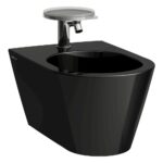 Laufen Kartell Fali Bidé Fényes Fekete (H8303310203021)