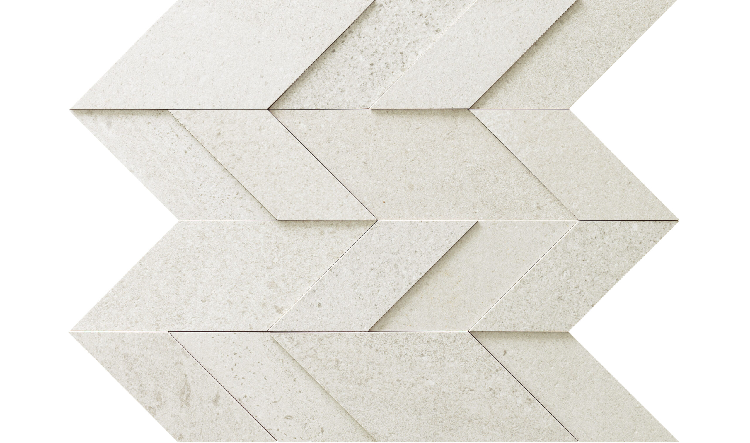 ISLANDA - Mosaico Chevron - 28x32 Italgraniti Nordic Stone Islanda Mosaico Chevron 28X32cm Mozaik (NT01MC) - Image 1