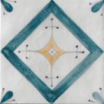 Cerasarda Ot07026 Piastrelle Isuledda Menta 20X20 cm Dekor csempe