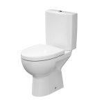 Cersanit Parva Peremes Monoblokkos Hátsós Kifolyású WC Szett, Mélyöblítésű, WC-Tetővel (K27-001)