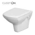 Cersanit Carina Perem Nélküli Fali WC Mélyöblítésű + WC-Ülőke Lecsapodásgátlós, Könnyen Levehető (K701-033)