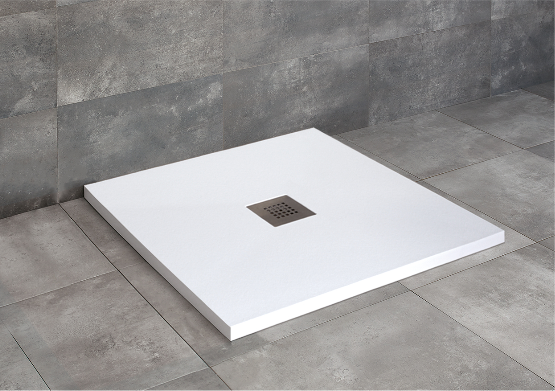 Kios-C-szogletes-lapos-zuhanycalca-feher.jpg Radaway Kios C lapos szögletes zuhanytálca 90x90 cm - Fehér (KC9090-53) - Image 1