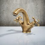 LADY mosdócsaptelep húzórudas leeresztővel bronz színben (934BR)