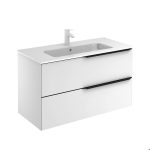 Royo Mio Compact függesztett bútor 2 fiókos 100cm,  - fekete/fehér (126359)