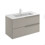 Royo Mio Compact függesztett bútor 2 fiókos 100cm,  - matt sand (126362)
