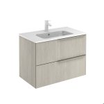 Royo Mio Compact függesztett bútor 2 fiókos 80cm,  - white oak (126355)