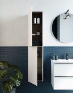 Royo Mio Compact függesztett magasszekrény 2 ajtós jobbos,  - matt fehér (126426) - Image 3