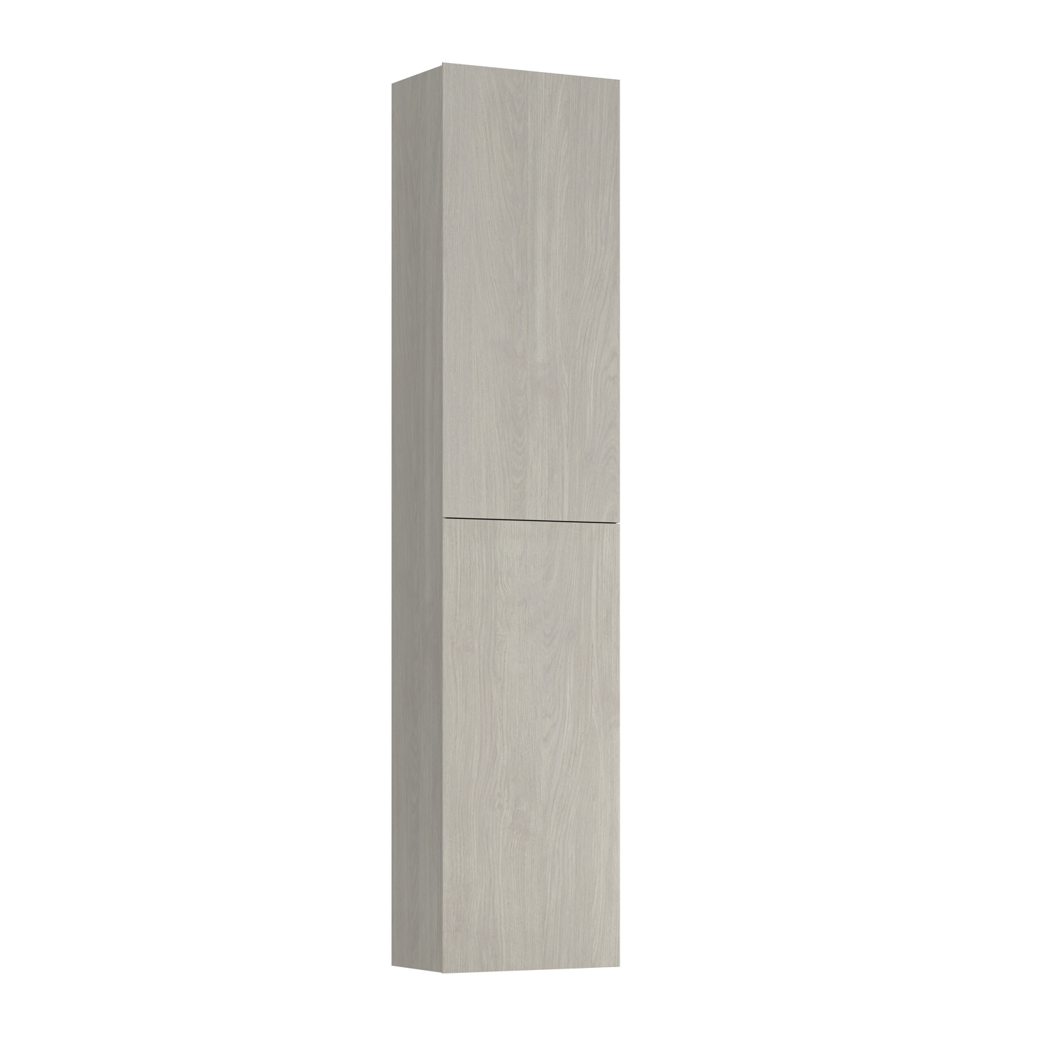Mio_columna_RobleBlanco.jpg Royo Mio Compact függesztett magasszekrény 2 ajtós balos, 160x36,5 cm - white oak (126721) - Image 1