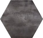 Cir Fuoritono Esagona Nero Opaco 24X27,7 cm Padlólap (1072711) - Image 2