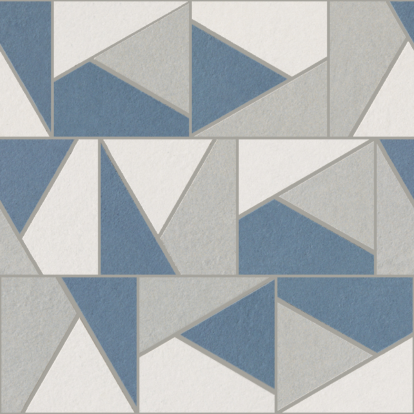 NU00MTGF2 Italgraniti Nuances Mosaico Triangoli Mix Freddo 2 30X30 cm Mozaik (NU00MTGF2) - Image 1