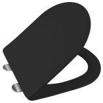Paco Slim Soft Close WC-Ülőke, Fekete (Pcs1012B)