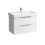 Laufen Base alsószekrény két fiókos, matt fehér 80,9x43,8 (h4023921102601)