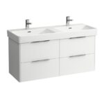 Laufen Base alsószekrény négy fiókos, matt fehér 115,9x43,8 (h4024941102601)
