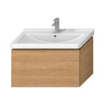 Jika Cubito Pure alsószekrény 84x46,5 cm 1 fiókkal - tölgy színben
