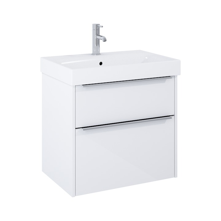 PP01_Jika_H40B2324025002_TF_Web_Big.jpeg Jika Cubito Pure alsószekrény mosdóval 62,5x54x41,8 cm - fényes fehér színben (h40b2324025002) - Image 1