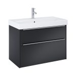 Jika Pure alsószekrény+mosdó, 82,5x54x41,8 cm-es, fényes fehér színben (h40b2344025002) - Image 3