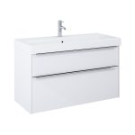 Jika Pure alsószekrény mosdóval , 102x54x41,8 cm-es, fényes fehér színben  (h40b2364025002)