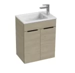 Jika Cube alsószekrény mosdóval  50x 34 cm -  kőris (h4536411765141)