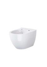 Cersanit Zen Perem Nélküli Fali WC Szett, Mélyöblítésű (Rejtett Rögzítéssel) + Slim, Lassú, Duroplast, Könnyen Levehető WC Ülőke (S701-428) - Image 2
