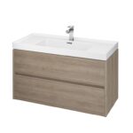 Cersanit Crea 100x45 cm alsószekrény mosdóhoz- tölgy