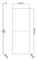 Cersanit Larga 120 mosdópult- szürke (s932-040) - Image 2