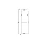 Cersanit Larga 180 mosdópult- fényes fehér (s932-029) - Image 2