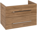Villeroy & Boch Avento alsószekrény, 2 kihúzható elem, 80 cm, oak kansas (rh) (a89100rh) - Image 5