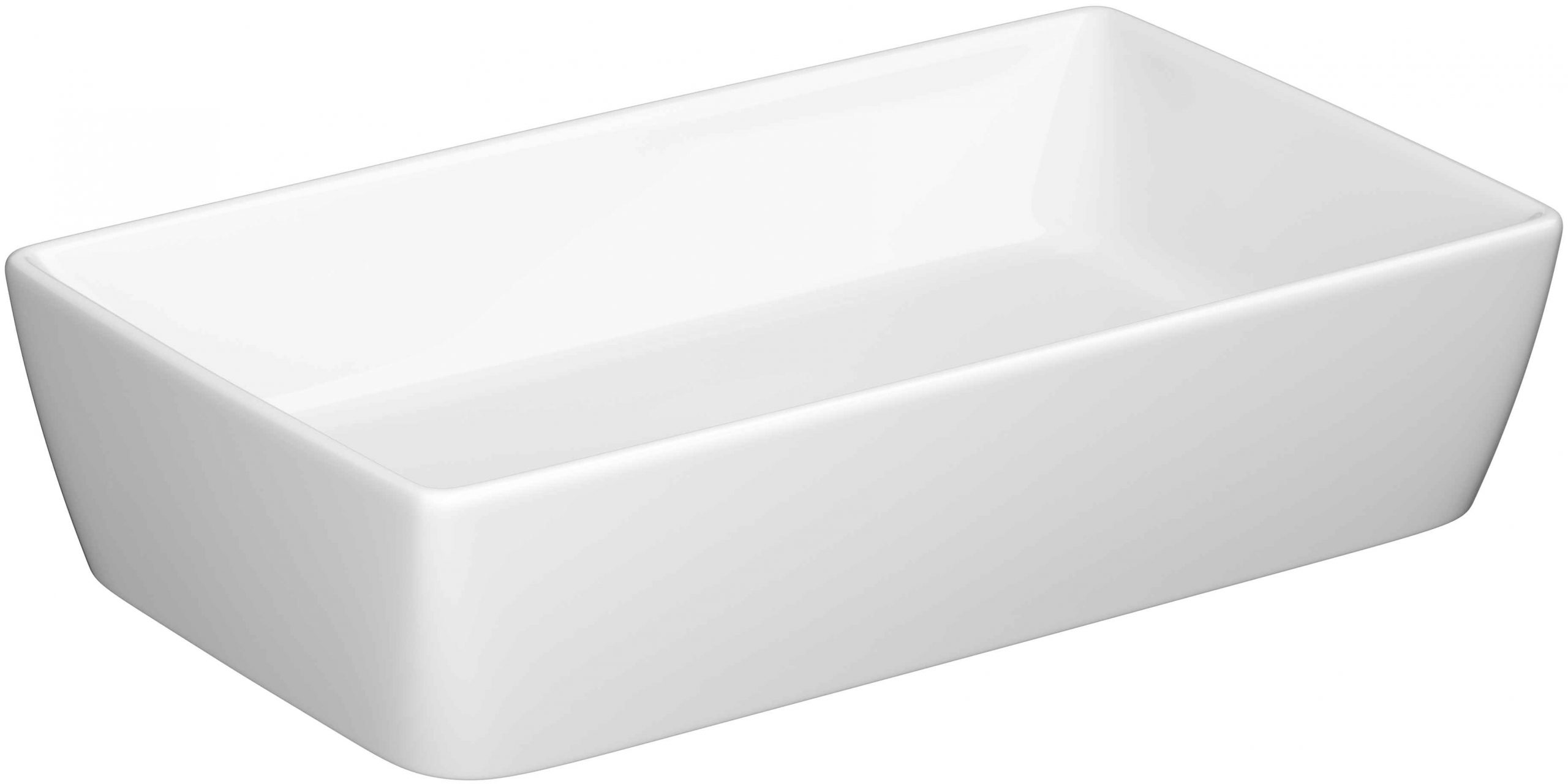 SPLENDOUR 60 COUNTERTOP WASHBASIN perspective Cersanit City Splendour 60 Szögletes Pultra Tehető Mosdó 60X36 (K35-047) - Image 1