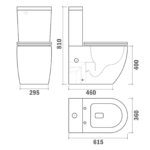 Strohm Teka Manacor Monoblokkos WC Szett (700190200) - Image 2