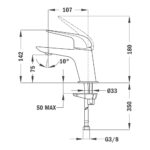 STROHM TEKA Itaca Mosdó Csaptelep S-méret (673460200) - Image 2