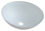 Sapho Beauty Telica Üvegmosdó, 42cm, Fehér (TY181W)