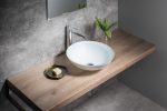 Sapho Beauty Telica Üvegmosdó, 42cm, Fehér (TY181W) - Image 2