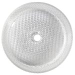 Sapho Maragua Gravírozott Üvegmosdó, 39,5cm (TY214CL) - Image 3