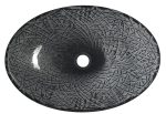 Sapho Beauty Purus Üvegmosdó, 50x15,5x36cm, Fekete (TY305SG) - Image 4