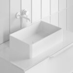 Royo Taos Pultra Tehető, Műmárvány Mosdó 44,5X12X28CM (126290)