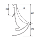 Cersanit Taurus T100 Vizelde (K11-0030) - Image 3