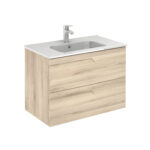 Bannio Vitale 80-as fürdőszobabútor fali Kyra mosdóval - nature beige színben (72965-k) - Image 2