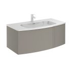 Royo Wave 1 fiókos mosdószekrény, 100x52 cm -matt sand (126472)