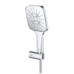 GROHE Rainshower SmartActive 130 Cube Falitartós zuhanygarnitúra, 3 féle vízsugaras kézizuhannyal, króm (26588000) - Image 2