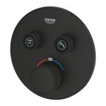 Grohe Grotherm SmartControl Termosztátos Zuhanycsaptelep, Phantom Black (29507KF0) - Image 3