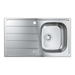 Grohe K200 Rozsdamentes acél Mosogatótálca csepptálcával (31552SD1)