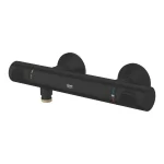 Grohe Grohtherm 500 Termosztátos zuhanycsaptelep, Matt Fekete (347932430)