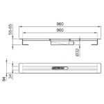 ACO SOLID Résfolyóka + rács 55-85mm magas 90cm széles - Image 3