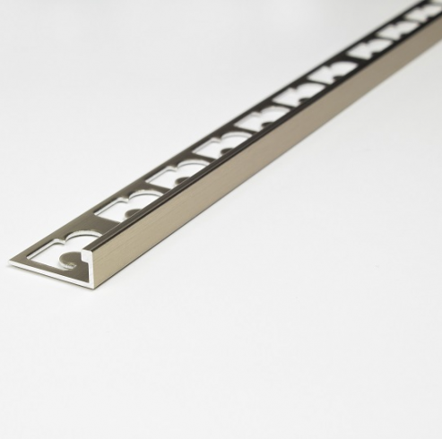 alt_hbt Viarprofil L Szögletes Szálcsiszolt Polírozott Titán Eloxált Alumínium Profil 12,5 mm X 2.7 M Szögletes élvédő (AL12HBT) - Image 1