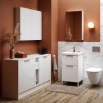Cersanit City 140x45 cm pult- fényes fehér (s584-046) - Image 4